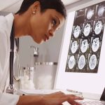 Black female researcher